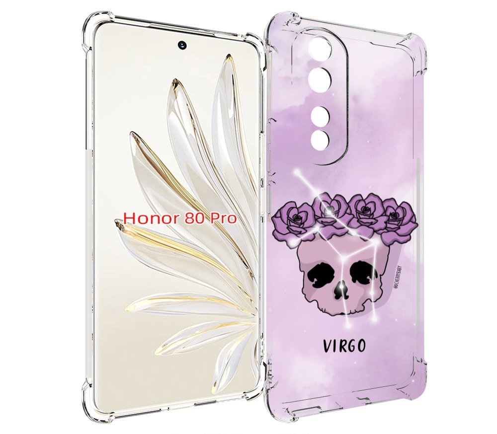 

Чехол MyPads знак зодиака дева 2 для Honor 80 Pro, Прозрачный, Tocco