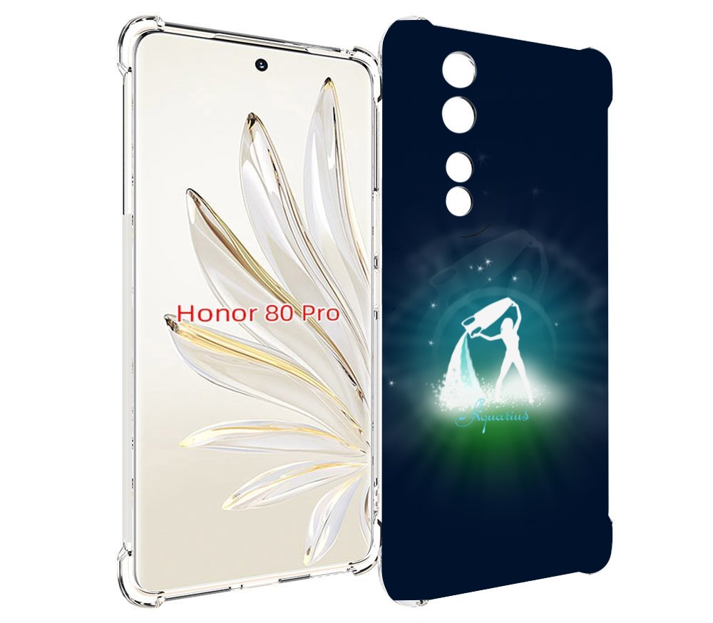

Чехол MyPads знак зодиака водолеи 1 для Honor 80 Pro, Прозрачный, Tocco