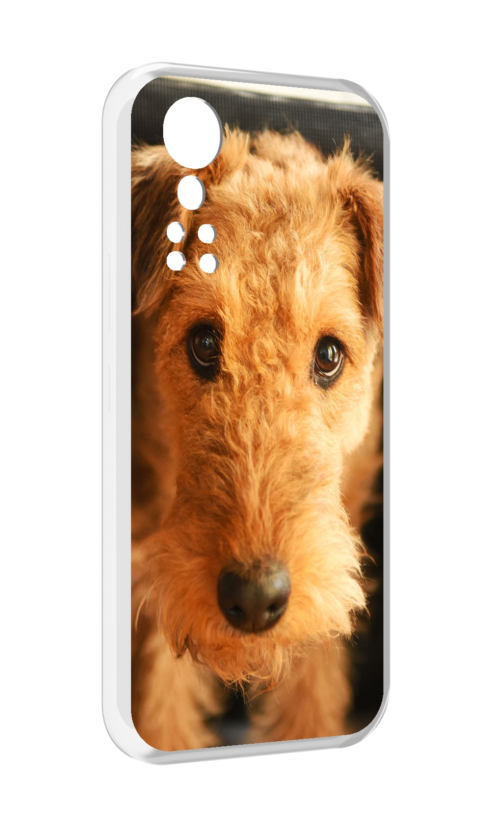 

Чехол MyPads эрдельтерьер для ZTE Axon 30 5G / Axon 30S, Прозрачный, Tocco