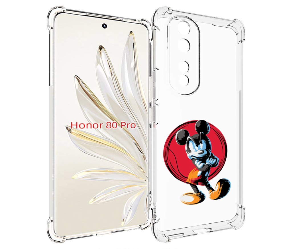 

Чехол MyPads злой-микки для Honor 80 Pro, Прозрачный, Tocco
