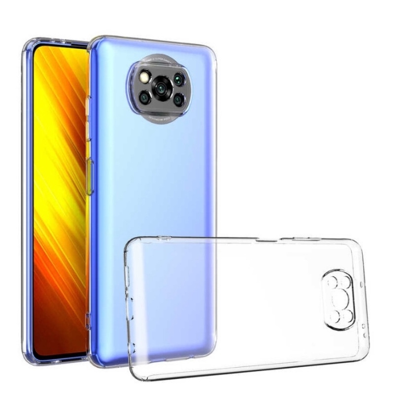 

Чехол прозрачный для Xiaomi Poco X3/X3 Pro, Черный