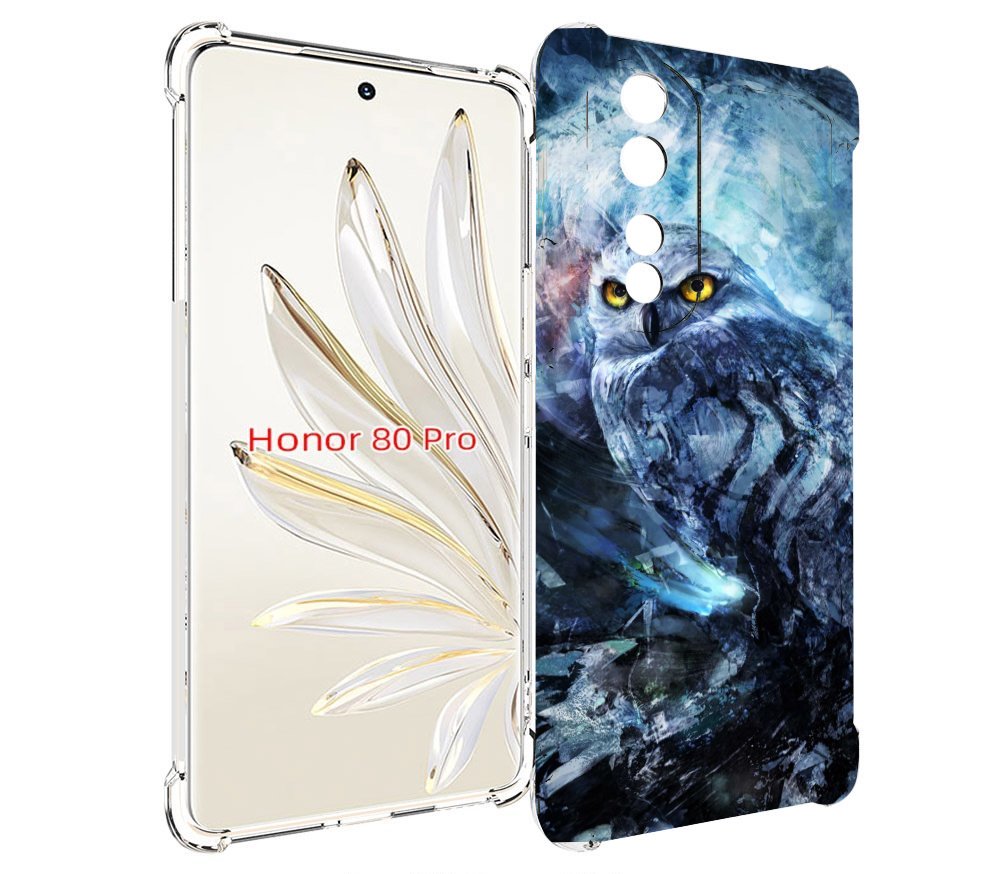 

Чехол MyPads замороженная-сова для Honor 80 Pro, Прозрачный, Tocco