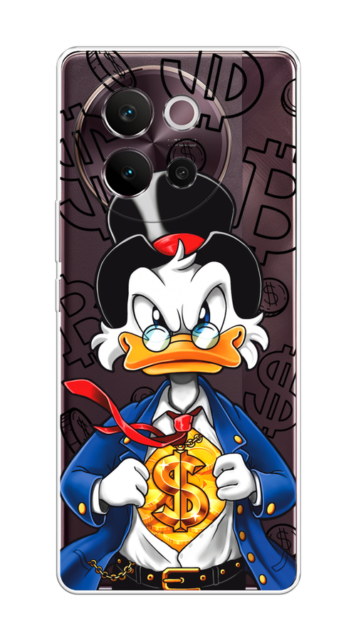 

Чехол на Vivo V40 Lite 5G "Scrooge Goldman", Черный;белый;синий, 2611550-1
