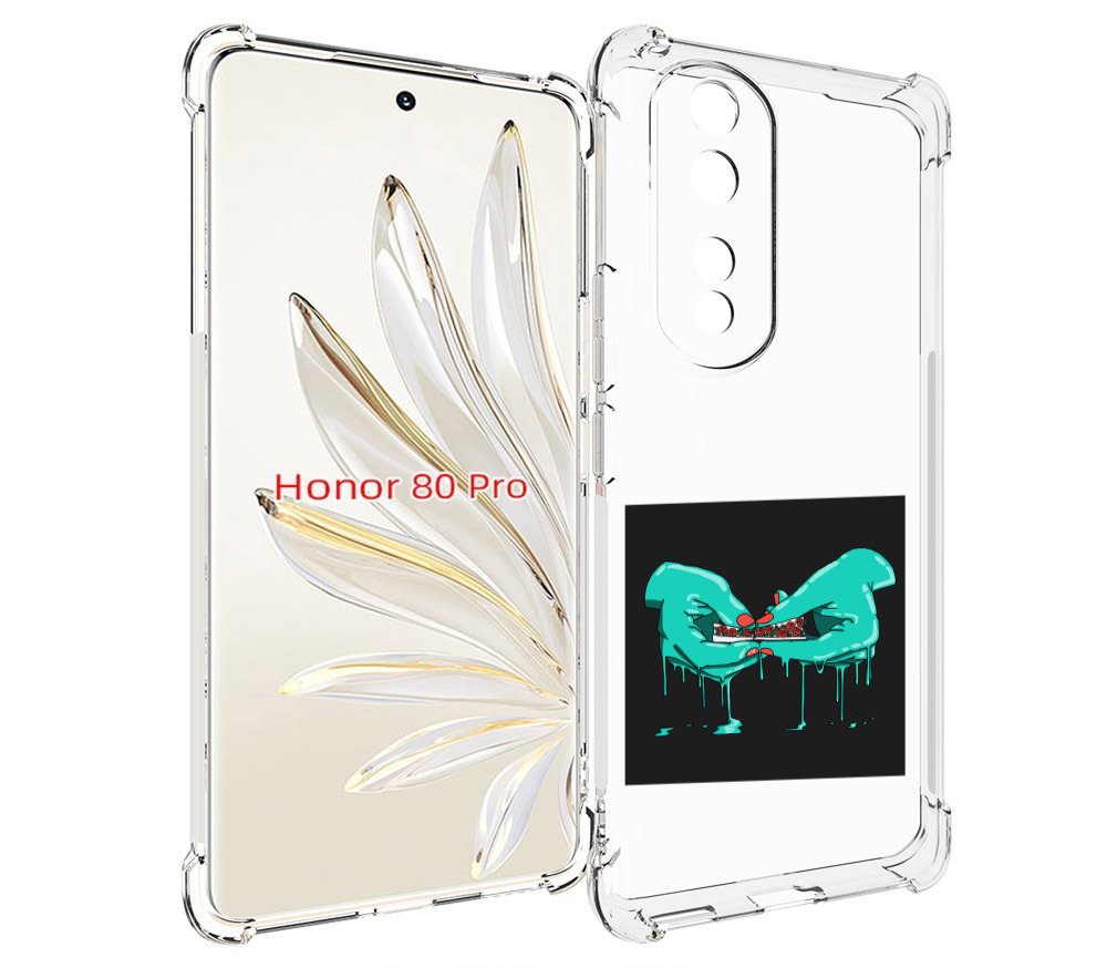 

Чехол MyPads закручиваю-розочки для Honor 80 Pro, Прозрачный, Tocco