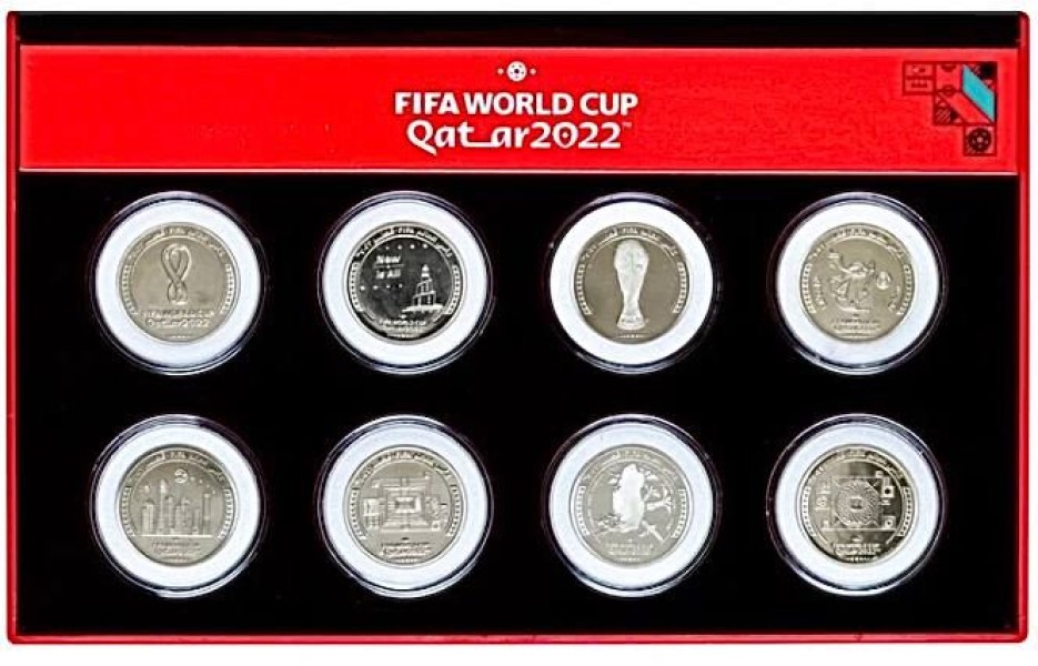 

Набор из 8 монет 1 реал Чемпионат мира по футболу 2022 UNC
