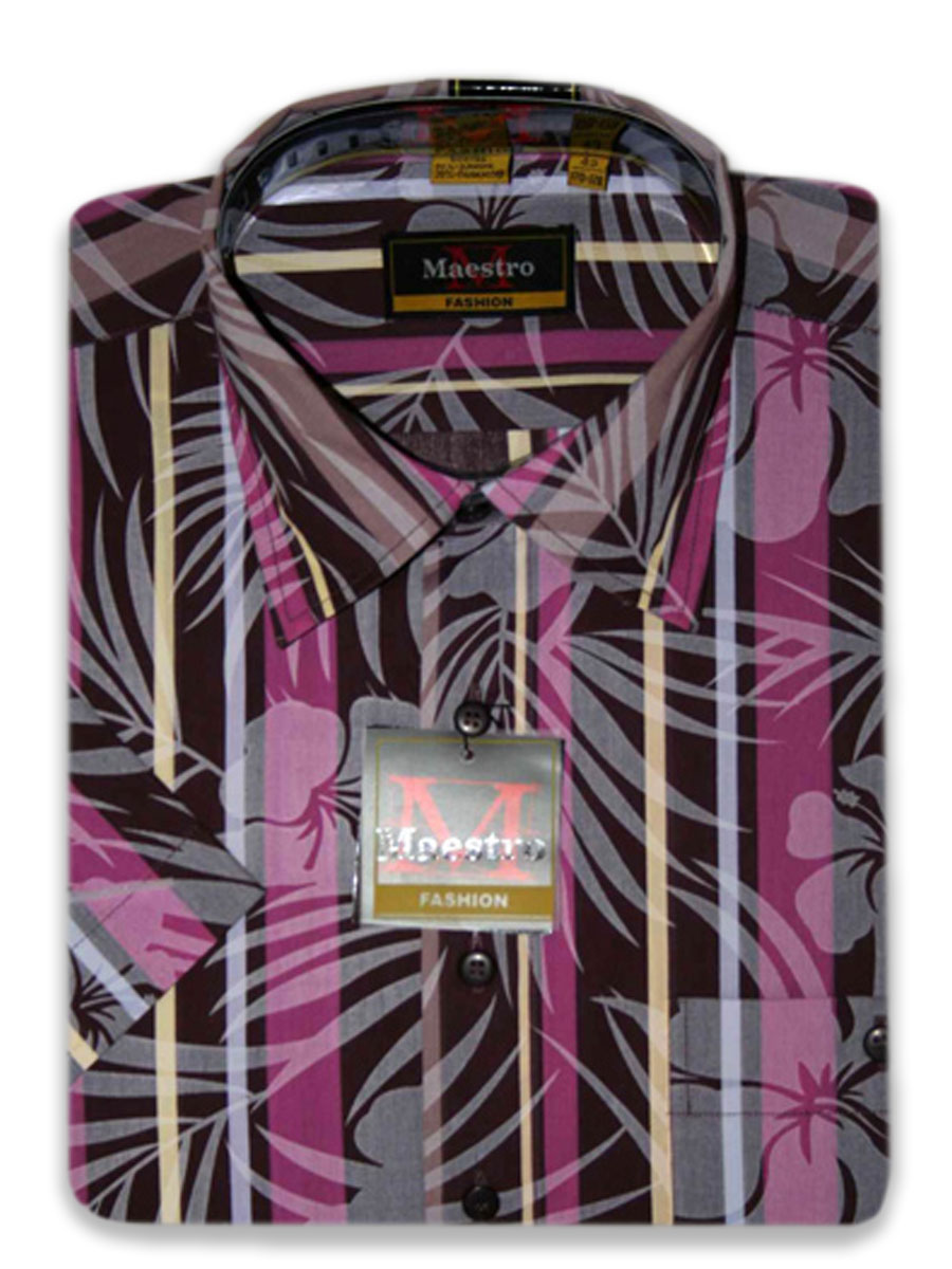 

Рубашка мужская Maestro Stripes-2k разноцветная 41/178-186, Разноцветный, Stripes-2k