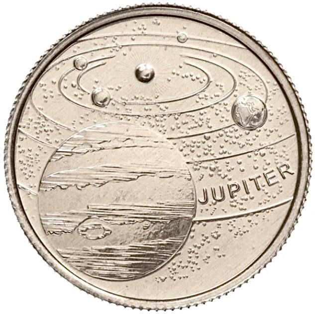 Монета 1 куруш, Юпитер, 2022 UNC