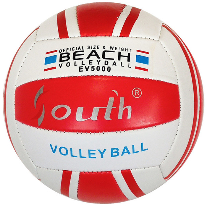 Мяч волейбольный SPORTEX (PVC 2.5, 250 гр., машинная сшивка) (красный)
