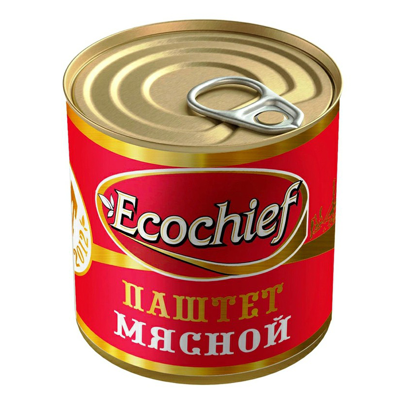 

Паштет из говядины Ecochief с сыром 250 г