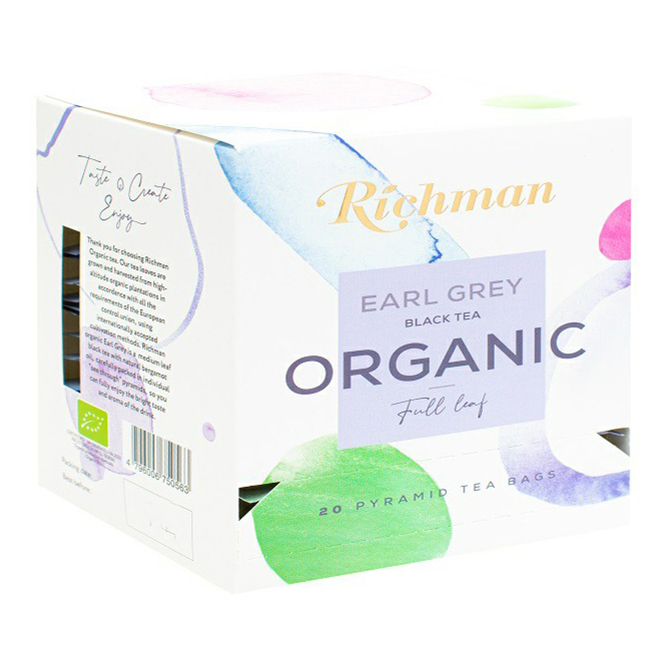 Чай черный Richman Organic с ароматом бергамота листовой 40 г