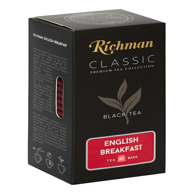 фото Чай черный richman english breakfast листовой 50 г