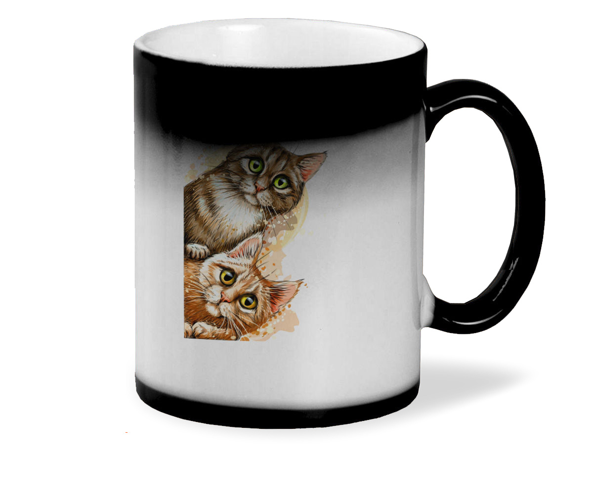 

Кружка CoolPodarok Животные. Кошечки из угла