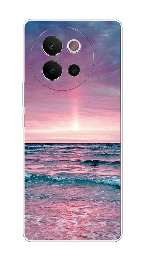 

Чехол на Vivo V40 Lite 5G "Восход 3", Розовый;голубой, 2611550-1