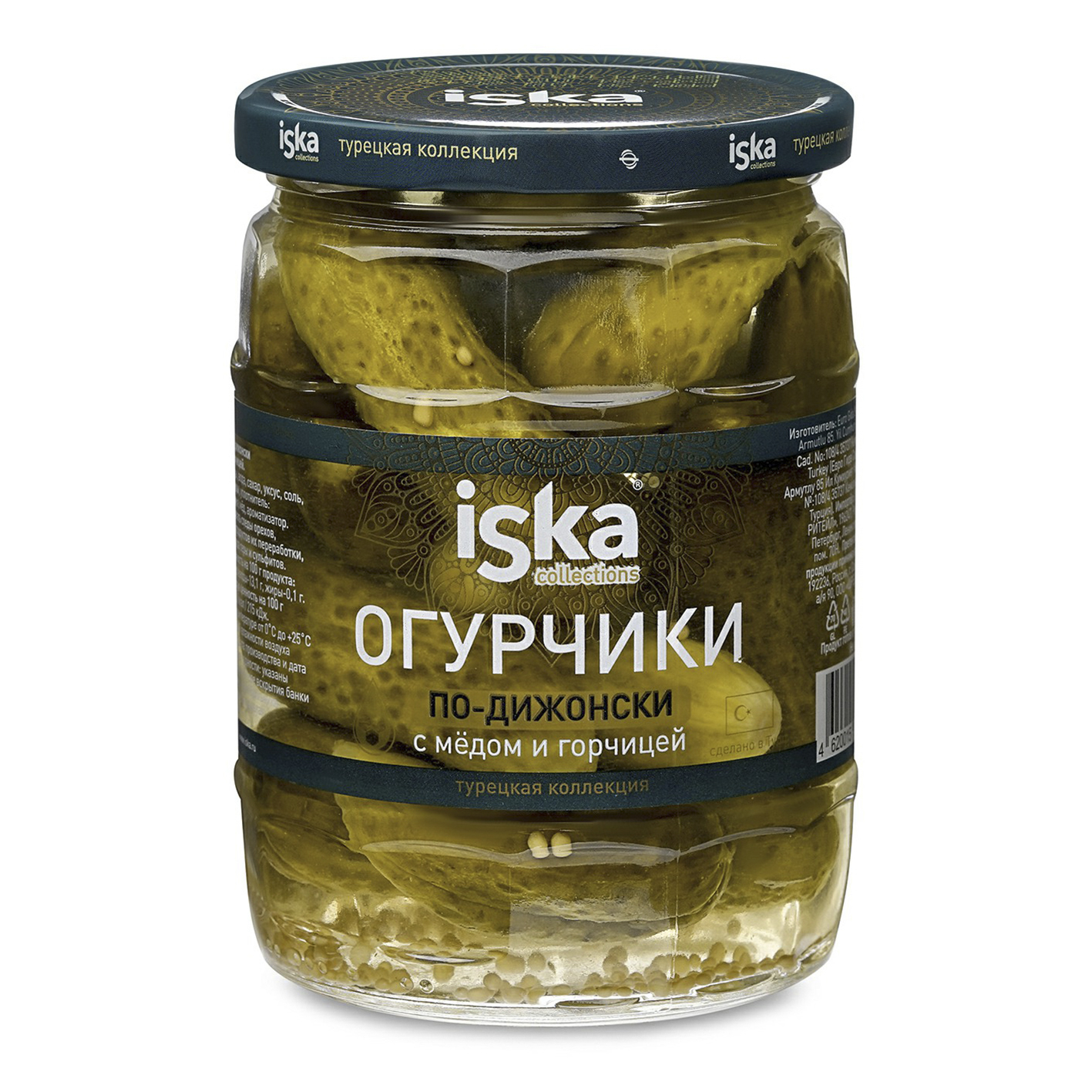 

Огурцы Iska по-дижонски 580 г