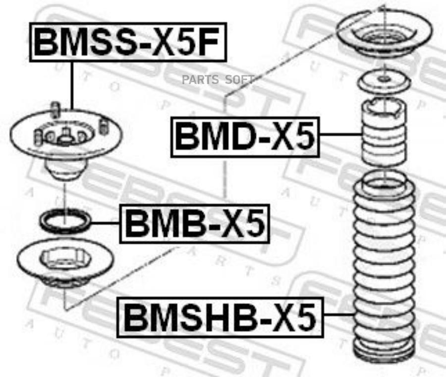 

ПЫЛЬНИК ПЕРЕДНЕГО АМОРТИЗАТОРА BMSHB-X5