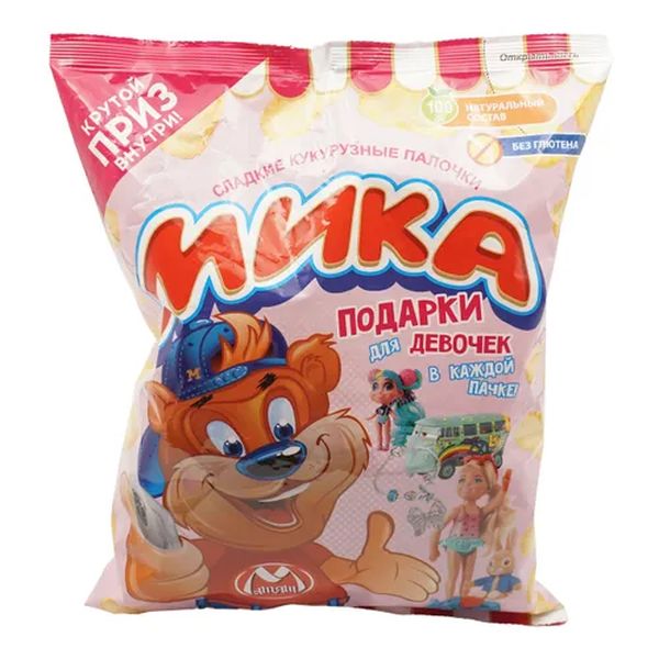 

Кукурузные палочки Матяш Мика для девочек 70 г