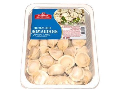 

Пельмени Брянский мясокомбинат Домашние с говядиной и свининой 900 г