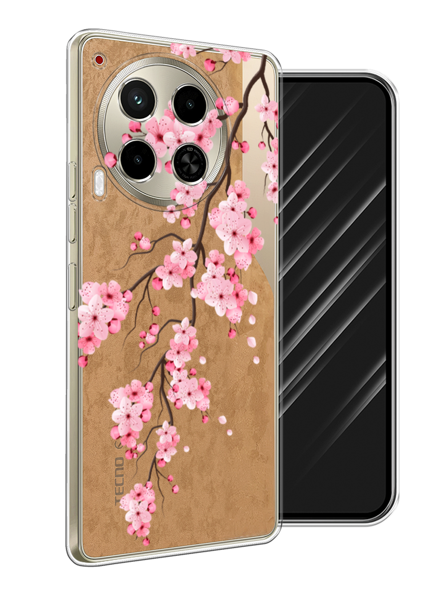 

Чехол Awog на Tecno Camon 30 4G "Розовая сакура", Розовый;белый;коричневый, 305650-1