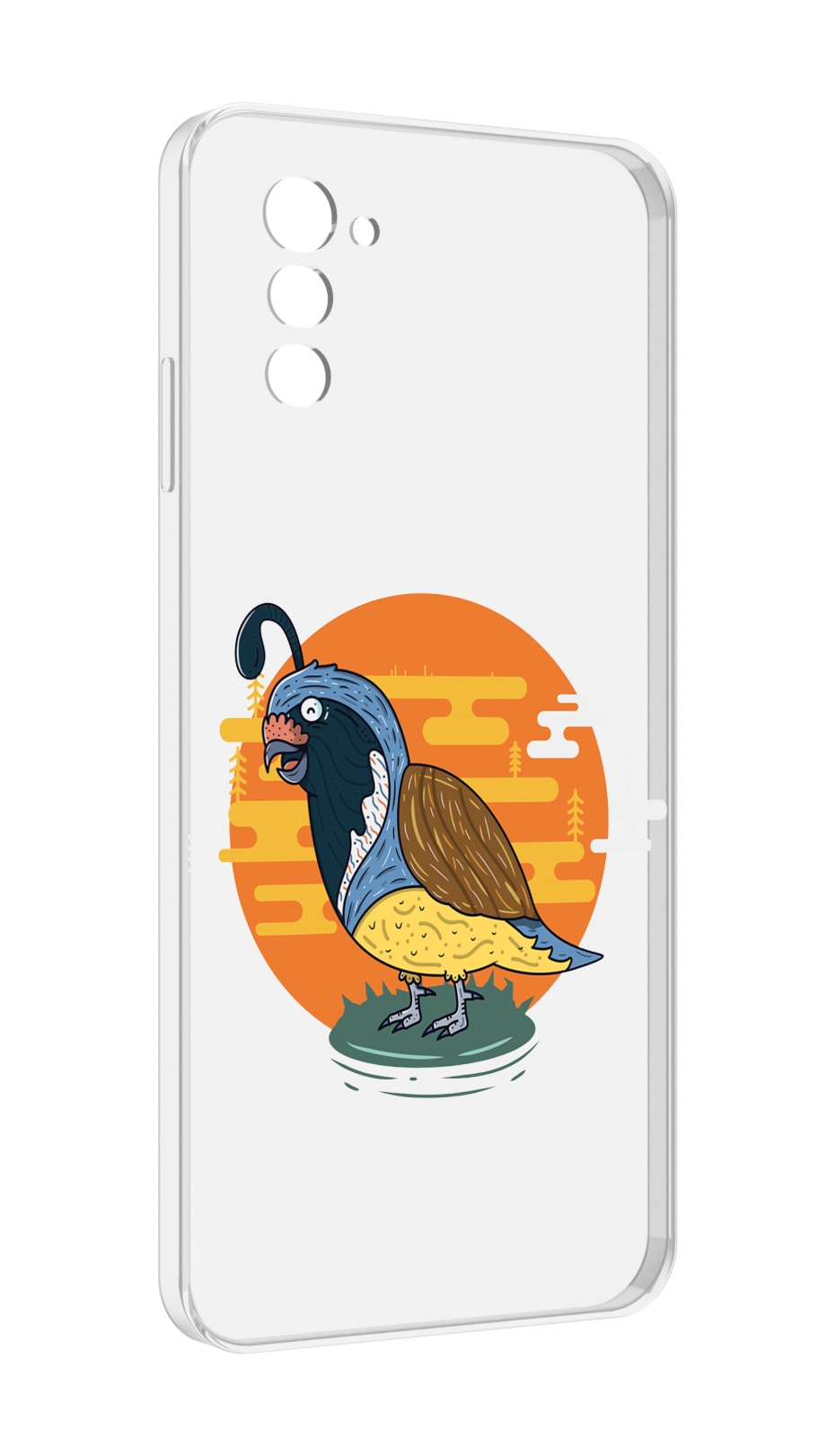 

Чехол MyPads попугай-на-острове для UleFone Note 12 / Note 12P, Прозрачный, Tocco