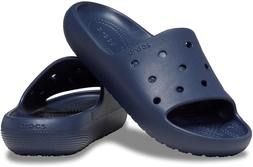 Сланцы унисекс Crocs Classic Slide v2 синие M5 US; W7 US