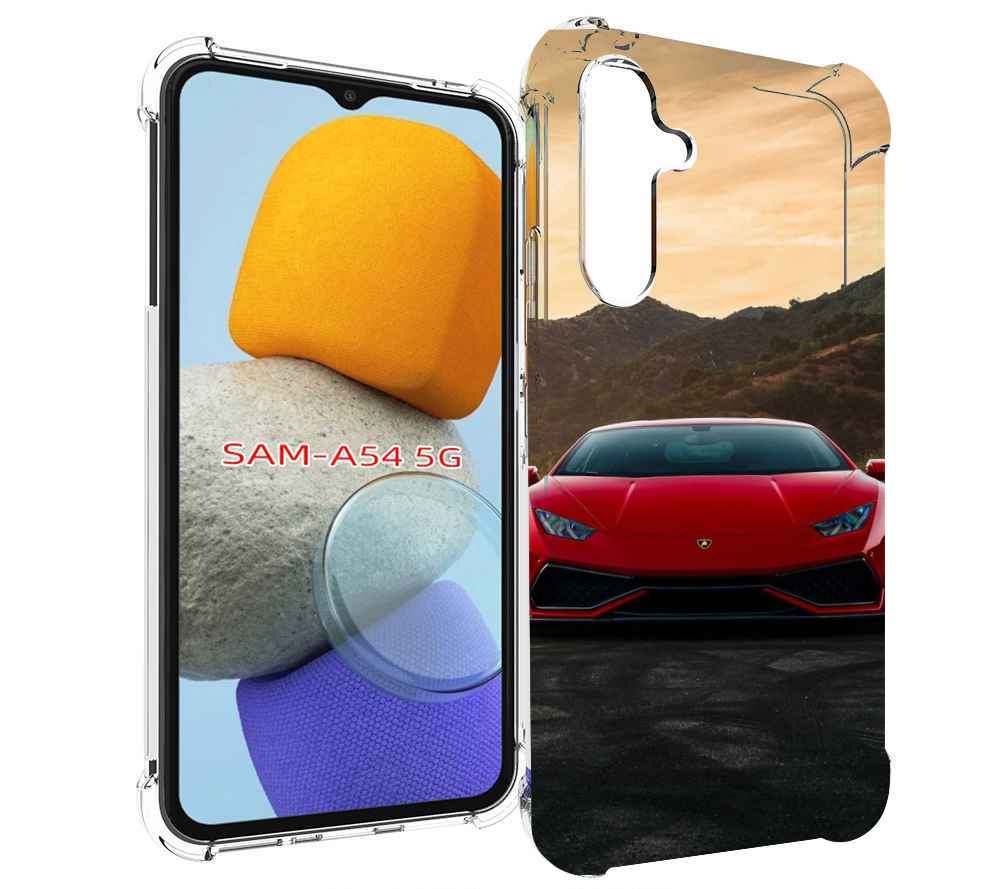

Чехол MyPads lamborghini ламборгини 1 мужской для Samsung Galaxy A54, Tocco