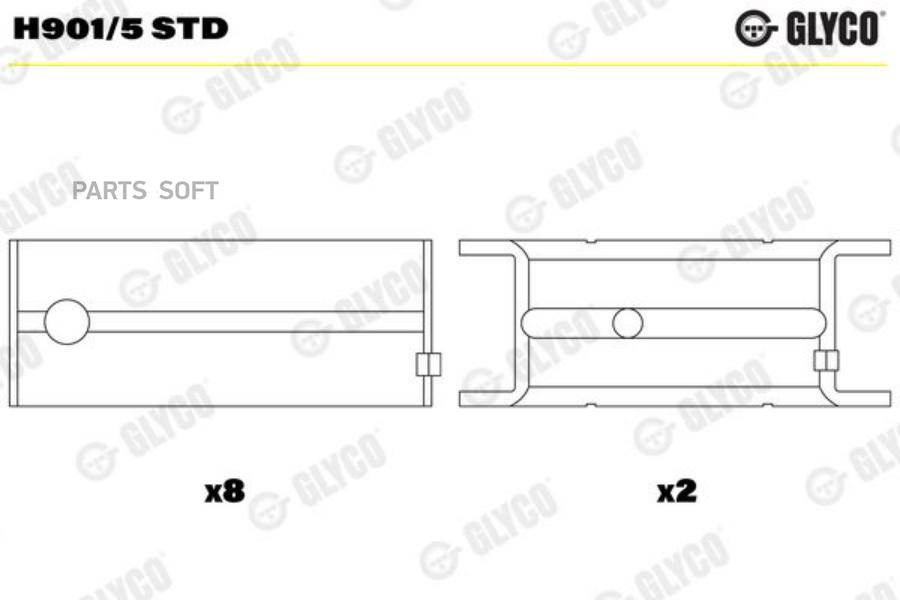 

Вклад.Корен.Ком/Кт Std Glyco арт. H9015STD