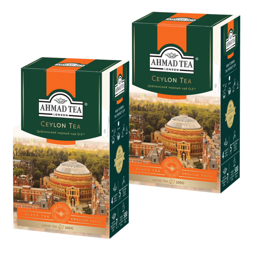 

Чай черный Ahmad tea Ceylon tea OP, 2 шт по 100 г