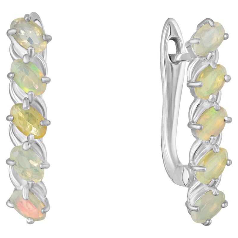

Серьги из серебра с опалом LAZURIT-ONLINE 7986PD, 7986PD