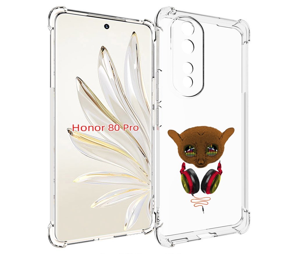 

Чехол MyPads диджей для Honor 80 Pro, Прозрачный, Tocco