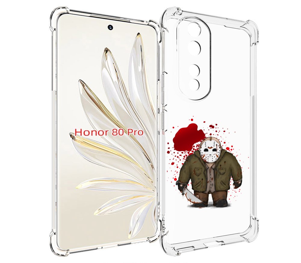 

Чехол MyPads джейсон для Honor 80 Pro, Прозрачный, Tocco