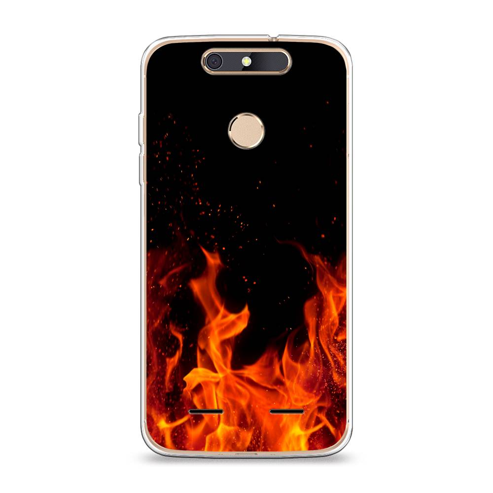 

Чехол Awog на ZTE Blade V8 mini / ЗТЕ Блэйд V8 mini "Все в огне", 131950-4