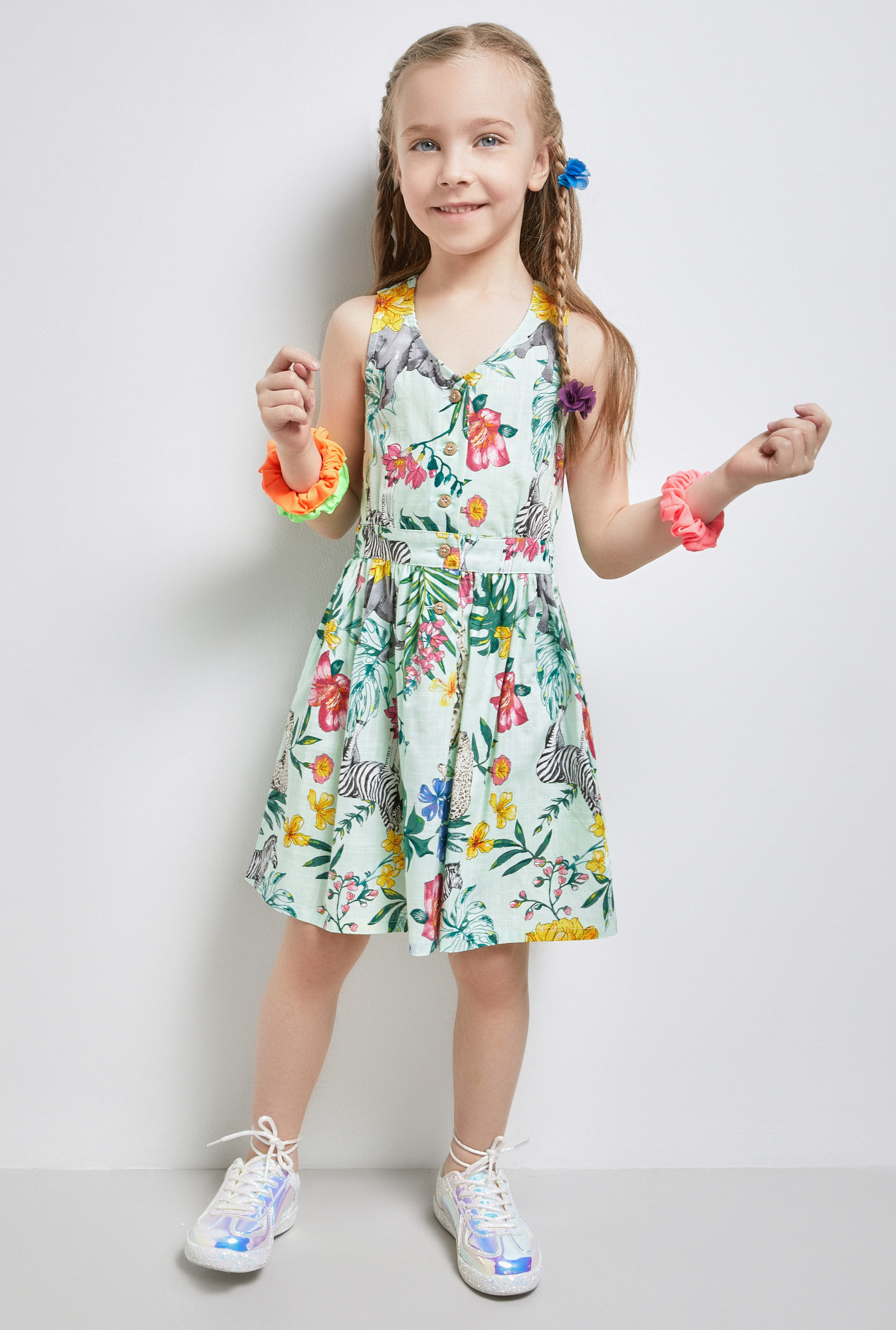 

Платье для девочек размер 110, цветной, 20220200491