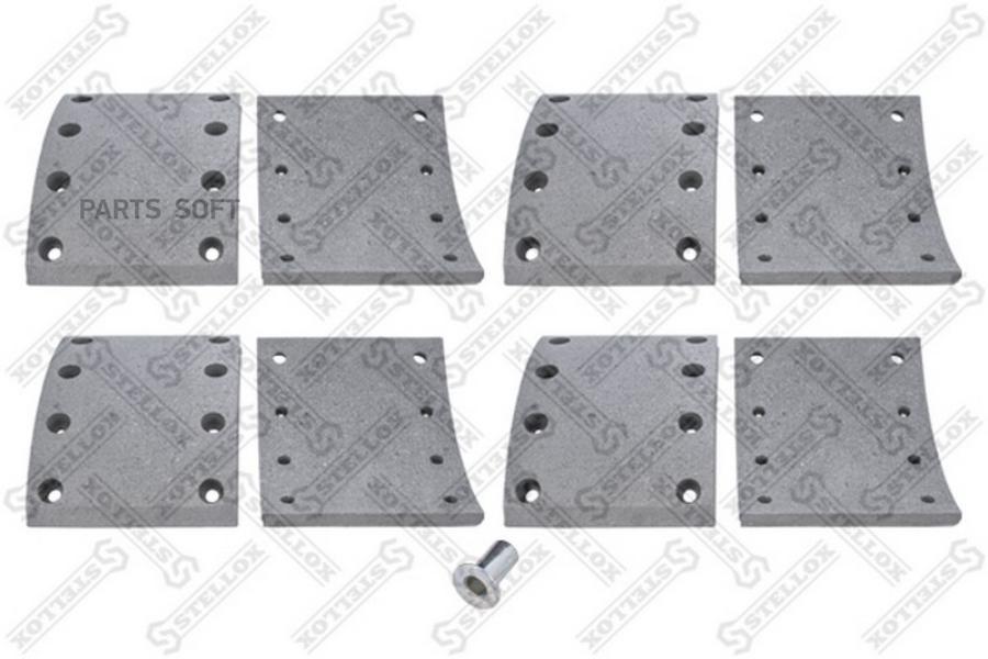 

STELLOX Накладки тормозные STELLOX 8501066sx