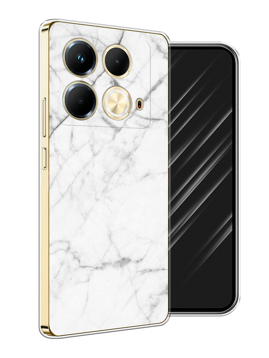 

Чехол Awog на Infinix Note 40 "Светлый мрамор", Серый, 3105850-1