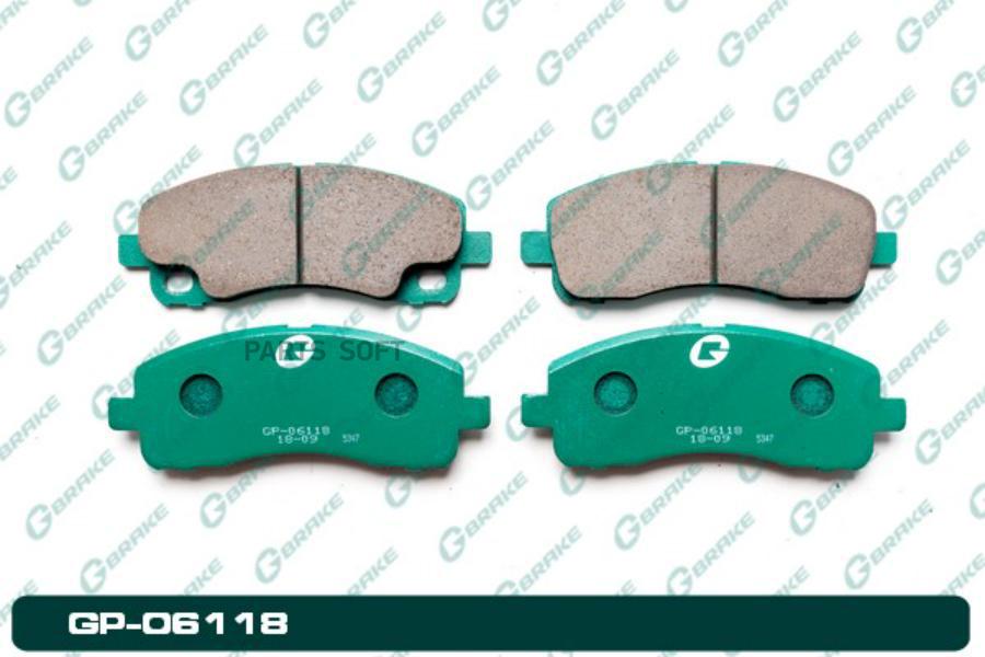 

Тормозные колодки GBRAKE GP06118