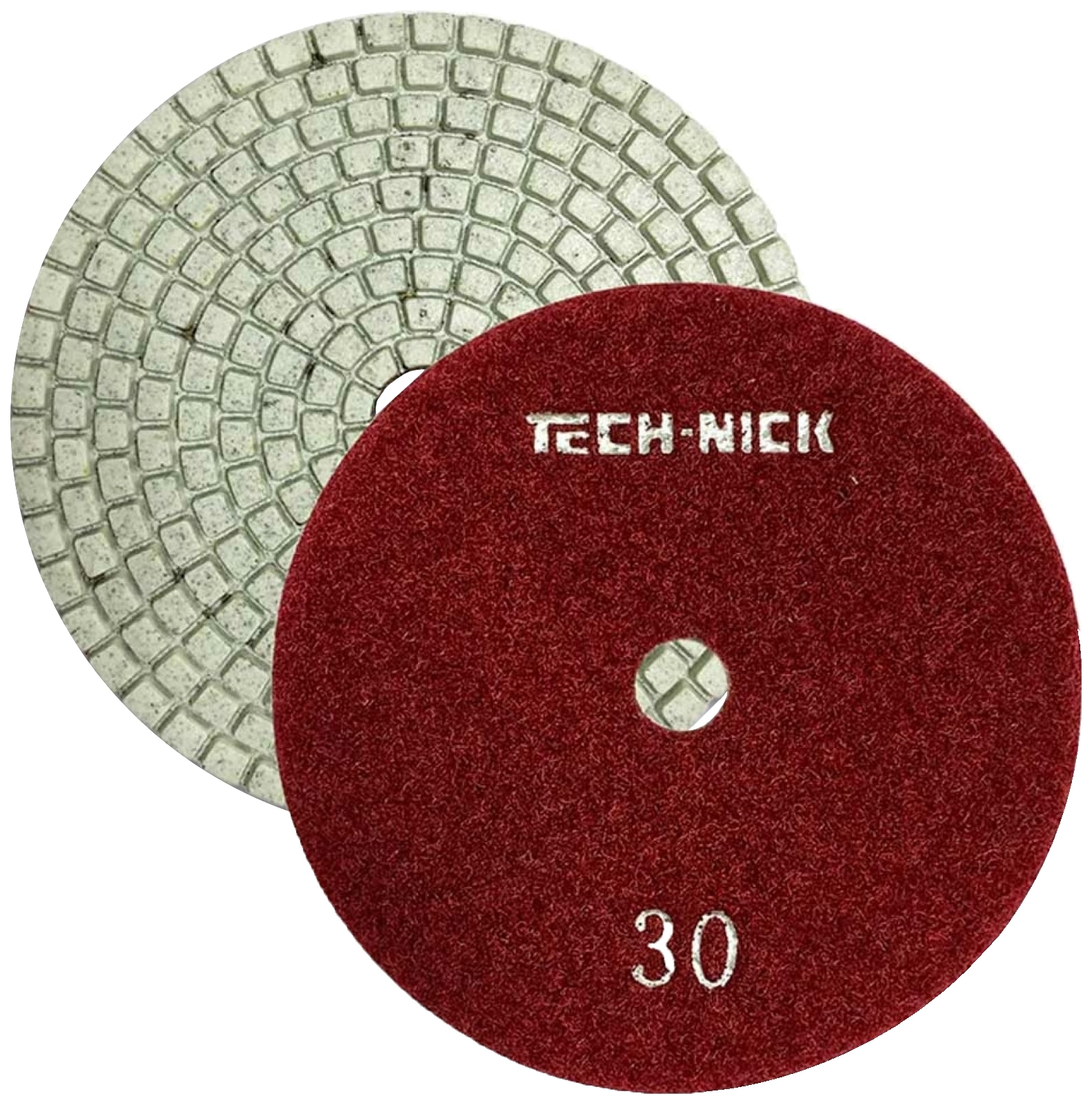 

TECH-NICK Круг алмазный гибкий шлифовальный АГШК WHITE NEW 100x2,5мм № 30 128.120.6741
