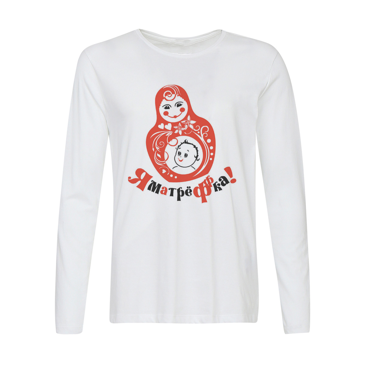 

Лонгслив CoolPodarok Я матрефка!, 2w013749