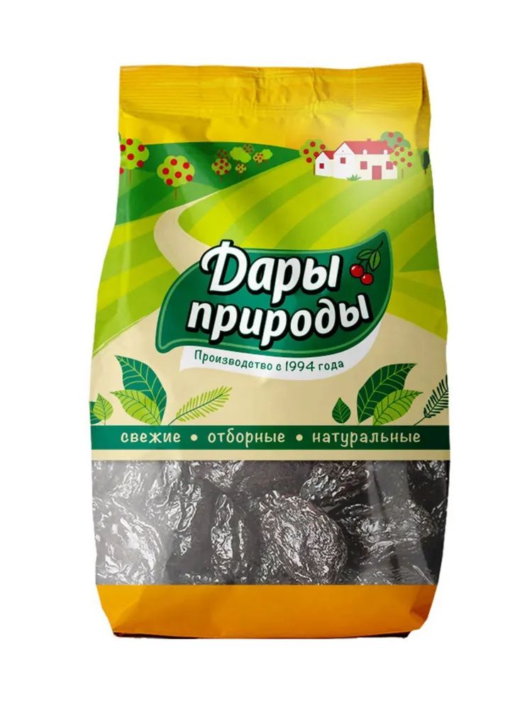 Чернослив Дары природы сушеный без косточки, 450 г