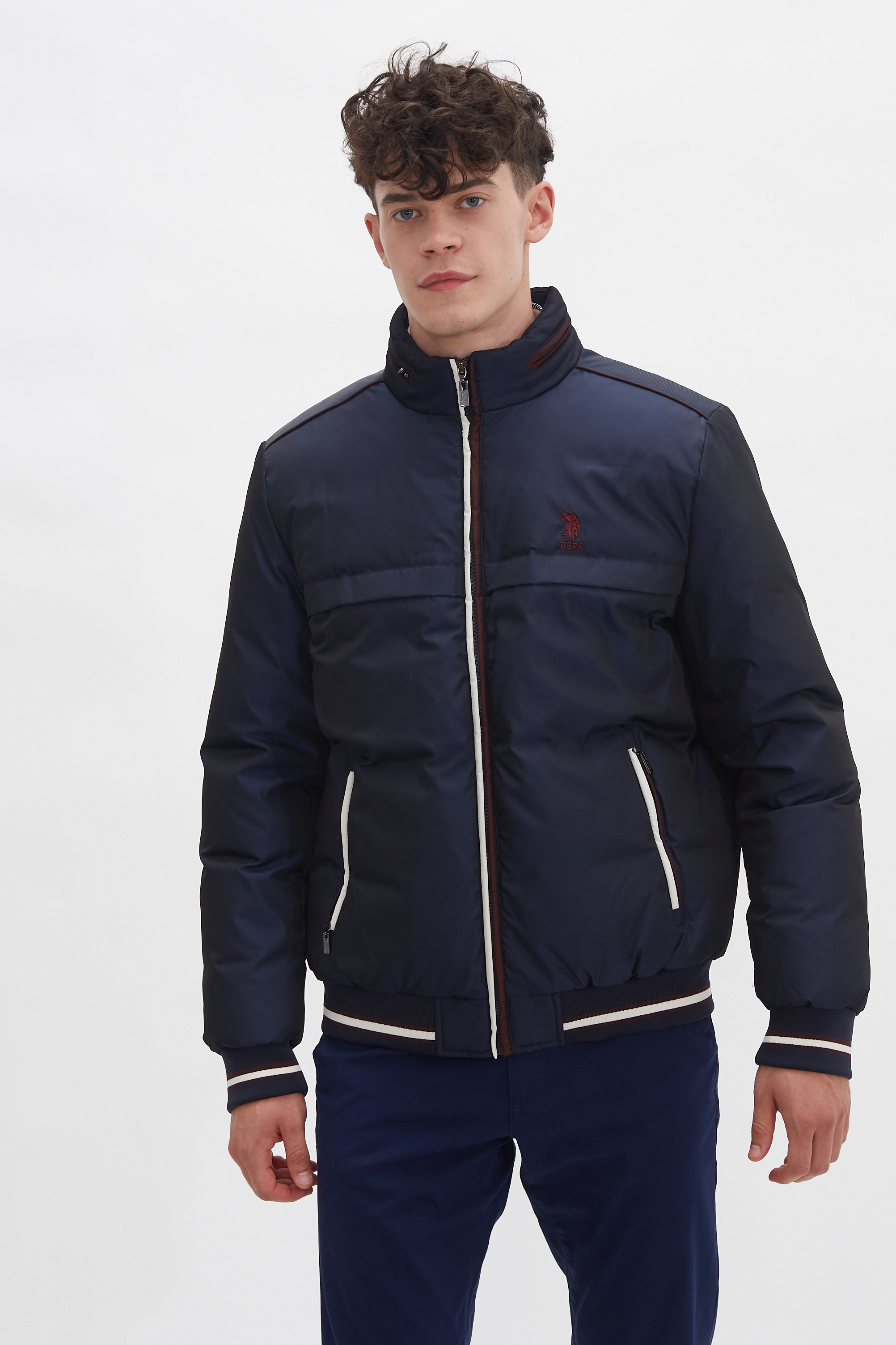 фото Бомбер мужской u.s. polo assn. g081sz0ms0nk20k-r синий 54 ru