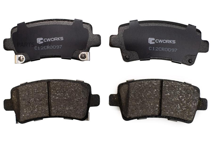 

Тормозные колодки CWORKS задние Low Metallic c12cr0097