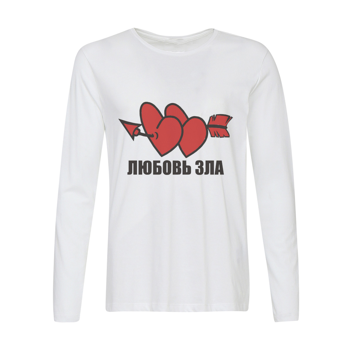 

Лонгслив CoolPodarok Любовь зла, 2w013599