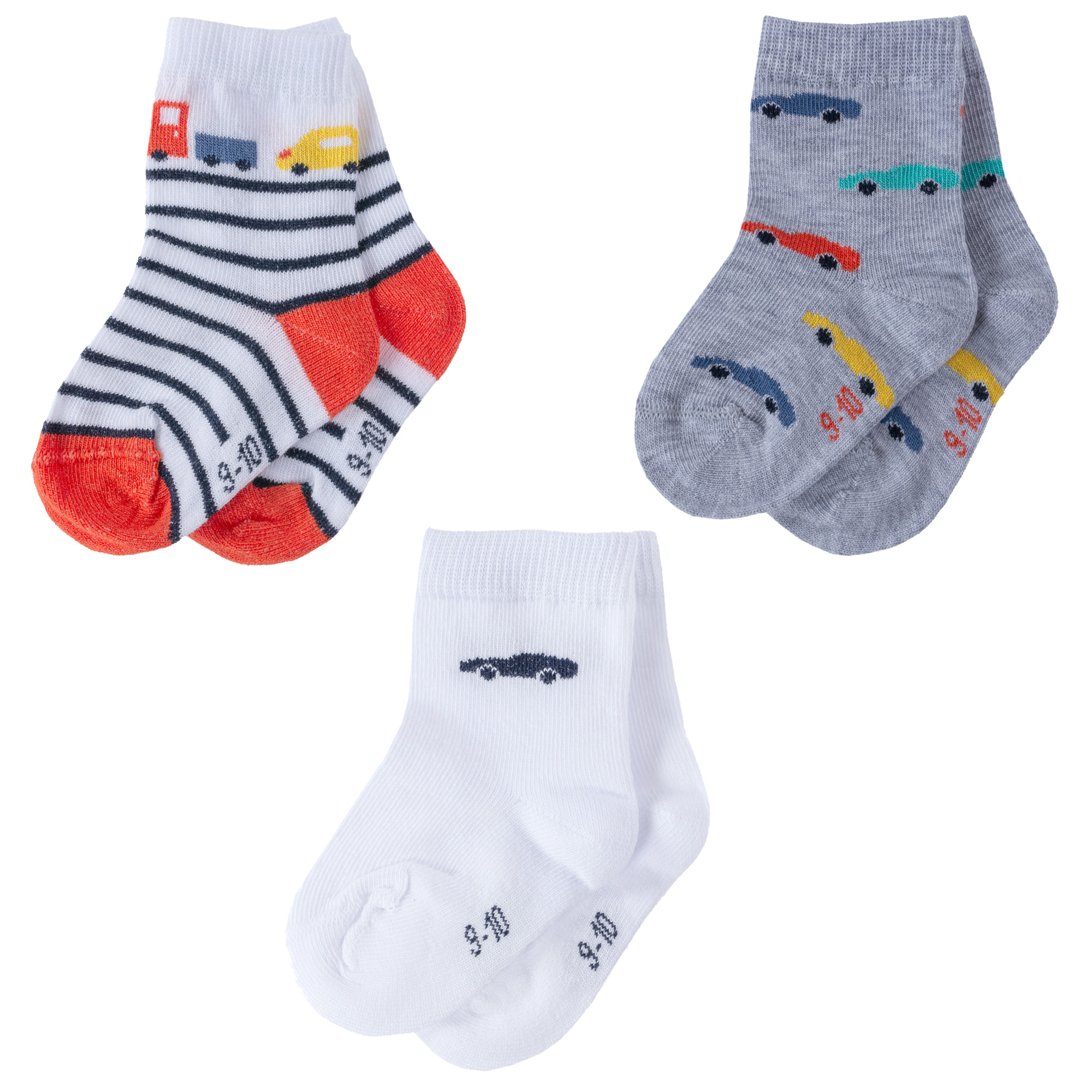 

Носки детские Rusocks Д3-130159М, микс, 12-14, Разноцветный;белый;серый, Д3-130159М