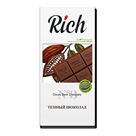 

Шоколад Rich темный 70 г