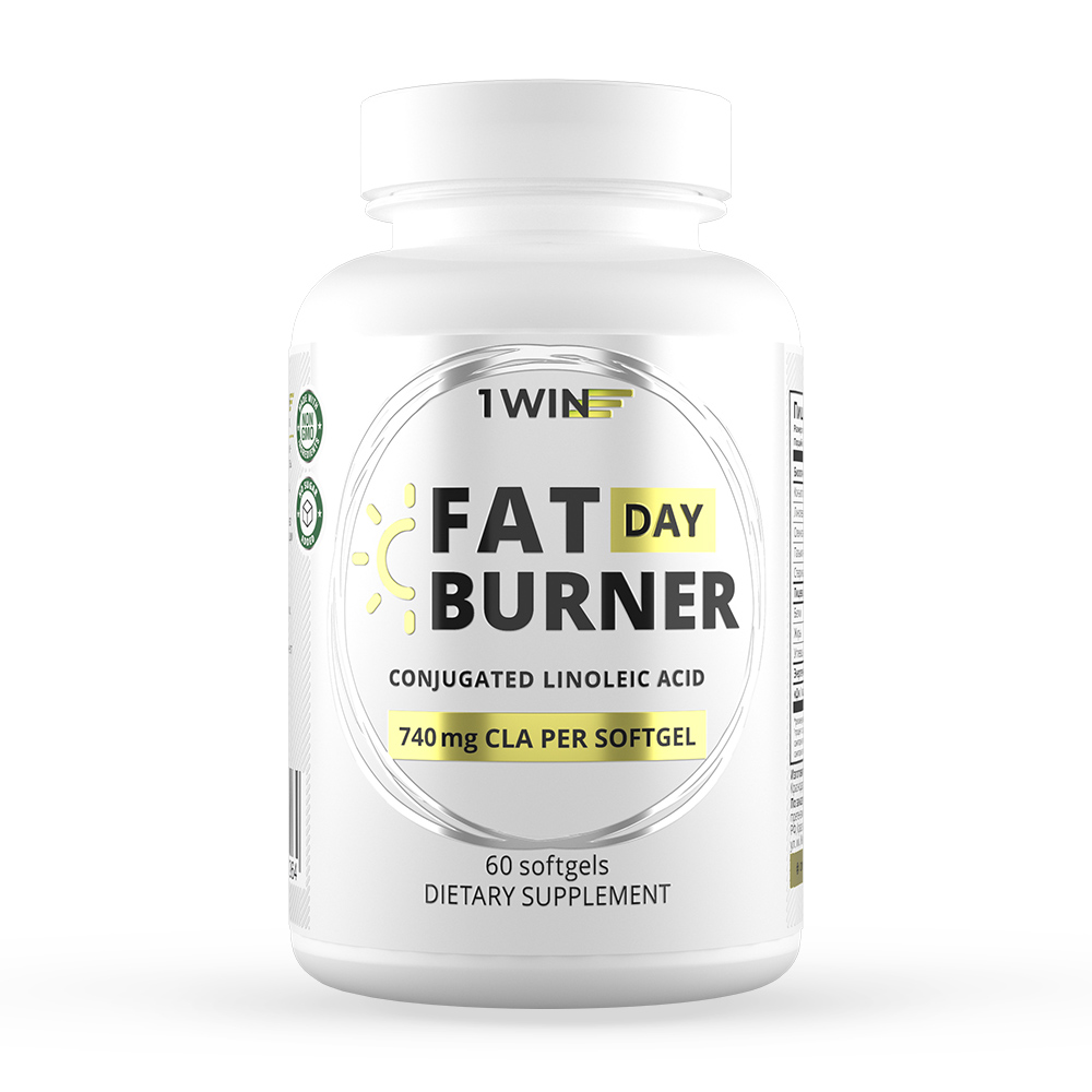 1WIN Fat Burner Day Жиросжигатель дневной для похудения капсулы, курс на 2 месяца