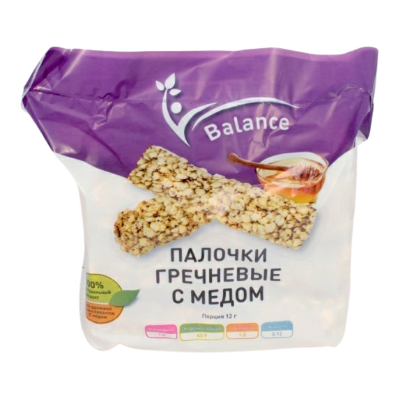 

Воздушная гречка Lope-Lope палочки с медом 70 г