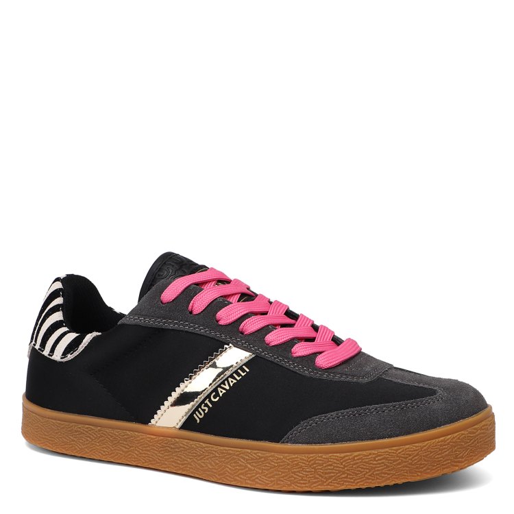 

Кеды женские Just Cavalli 76RA3SP2 черные 37 EU, Черный, 76RA3SP2