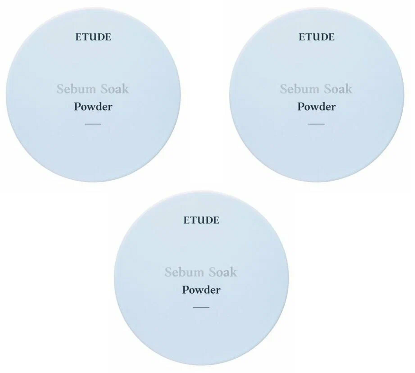 Пудра Etude House Sebum Soak Powder 5 г 3 шт