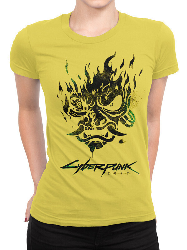 

Футболка женская Dream Shirts Самурай - Киберпанк 2077 1001070-1 желтая S, Желтый, Самурай - Киберпанк 2077 1001070-1