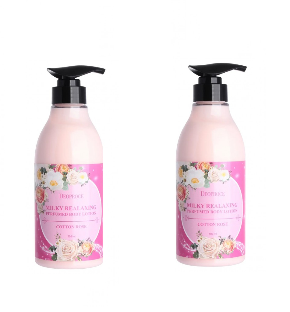 

Лосьон для тела Deoproce Milky Relaxing Perfumed Body Lotion Cotton Rose 500 мл 2 шт