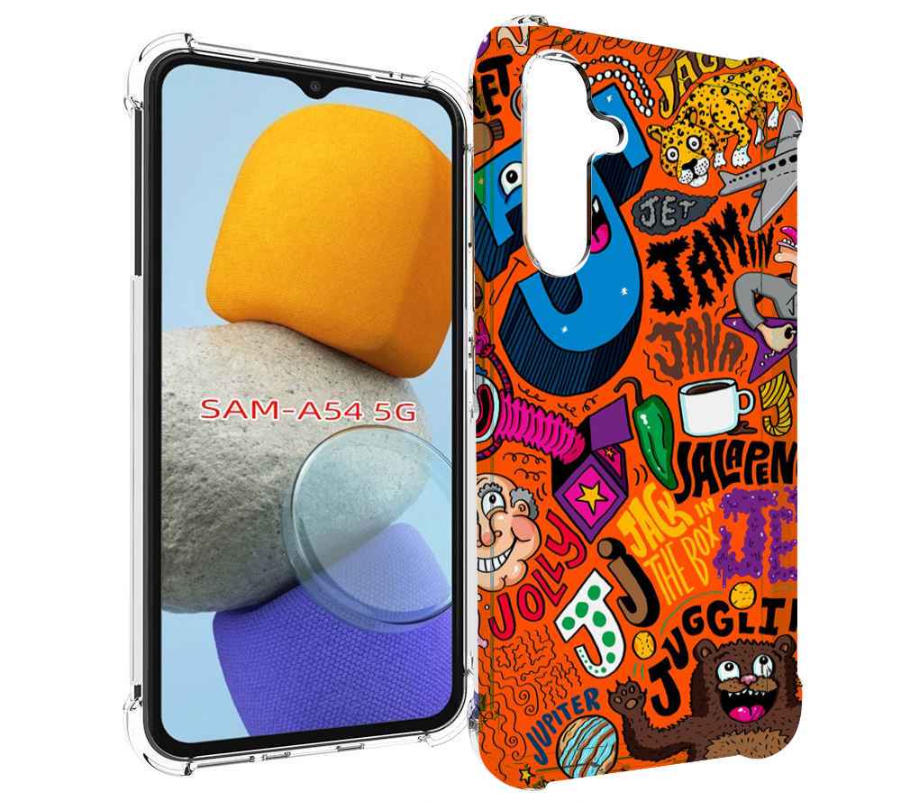 

Чехол MyPads funky-decor для Samsung Galaxy A54, Tocco